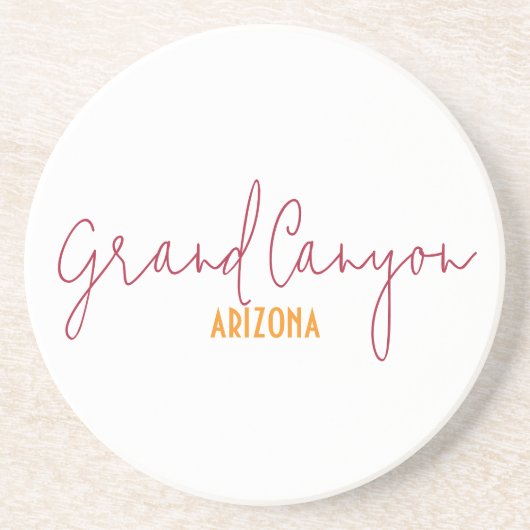 Grand Canyon National Park Arizona Souvenir コースター (正面)