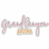 Grand Canyon National Park Arizona Souvenir シール (正面)