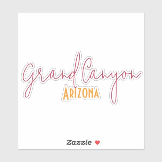 Grand Canyon National Park Arizona Souvenir シール (シート)