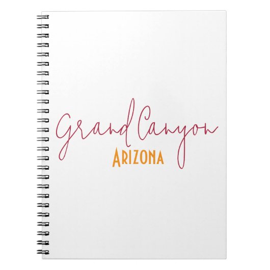 Grand Canyon National Park Arizona Souvenir ノートブック (正面)
