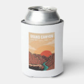 Grand canyon national park emblem patch logo 缶クーラー (缶正面)