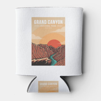 Grand canyon national park emblem patch logo 缶クーラー
