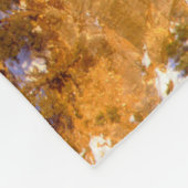 Grand Canyon National Park in Winter フリースブランケット (角)