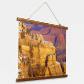 Grand Canyon National Park in Winter 吊り下げ型タペストリー (傾斜あり)