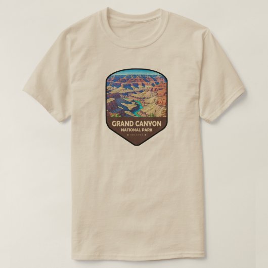 Grand Canyon National Park Shield Tシャツ (デザイン正面)