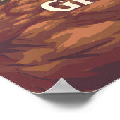 Grand Canyon National Park Travel Poster ポスター (角)