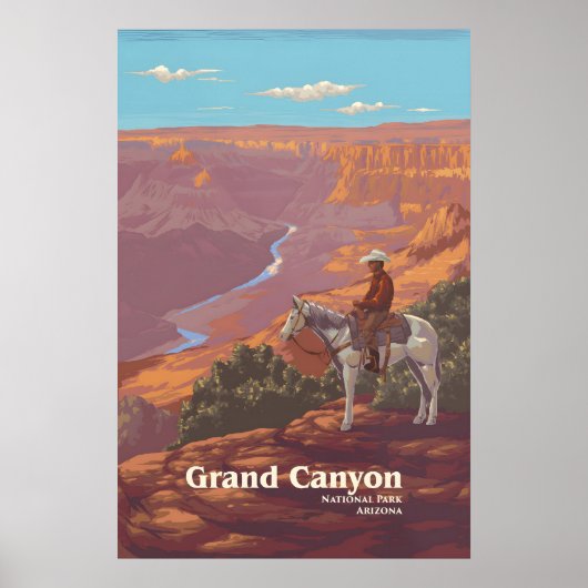 Grand Canyon National Park Travel Poster ポスター (正面)
