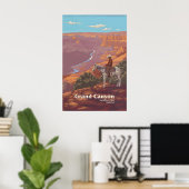 Grand Canyon National Park Travel Poster ポスター (ホームオフィス)
