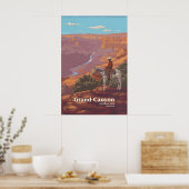 Grand Canyon National Park Travel Poster ポスター (キッチン)