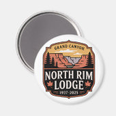 Grand Canyon North Rim Lodge Tribute 1937–2025  マグネット (正面/裏面)