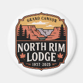 Grand Canyon North Rim Lodge Tribute 1937–2025  マグネット (正面)