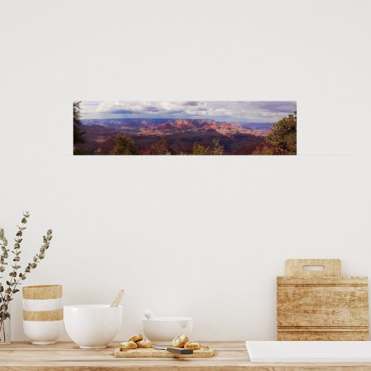 Grand Canyon Panoramic View Poster ポスター (キッチン)