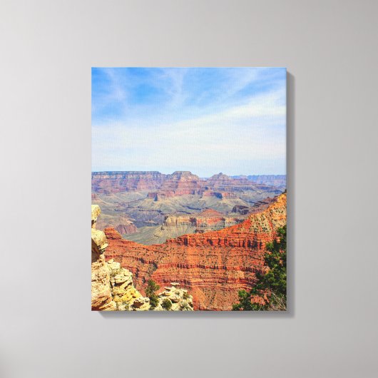 Grand Canyon Red Rock Layers キャンバスプリント (正面)
