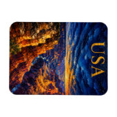 Grand Canyon Sunset Souvenier マグネット (横)