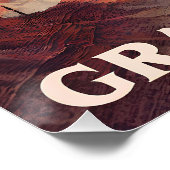 Grand Canyon USA vintage ポスター (コーナー)