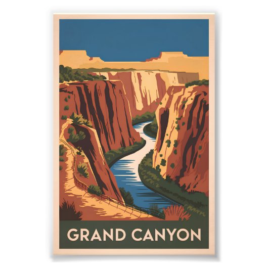 Grand Canyon vintage フォトプリント (正面)