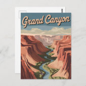 Grand Canyon vintage ポストカード (正面/裏面)