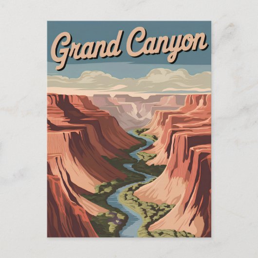 Grand Canyon vintage ポストカード (正面)