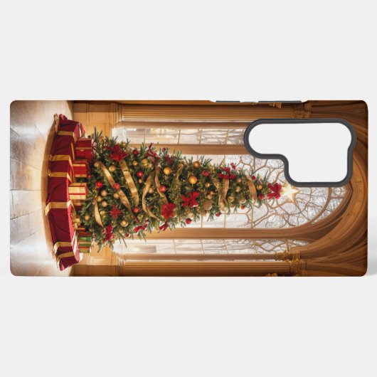 Grand Cathedral Christmas Tree Samsung Galaxyケース (裏面横)