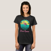 Grand Cayman Spring Break Sunset Graphic Family Ma Tシャツ (正面フル)