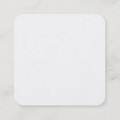  Grand Clock Tower: Art Deco Timekeeper Sticker スクエア名刺 (裏面)