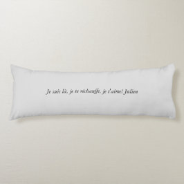 Grand coussin personnalisable deux côtés ボディピロー