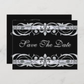 Grand Duchess Silver Black日付はがきを保存 案内ポストカード (正面/裏面)