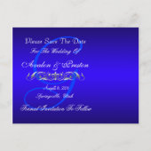 Grand Duchess Silver & Blue日付はがきを保存 案内ポストカード (裏面)