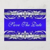 Grand Duchess Silver & Blue日付はがきを保存 案内ポストカード (正面)