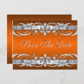 Grand Duchess Silver Orange日付はがきを保存 案内ポストカード (正面/裏面)