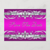 Grand Duchess Silver & Pink日付はがきを保存 案内ポストカード (正面)