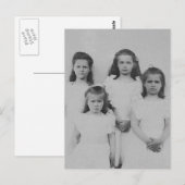 Grand Duchesses OTMA Romanov – ロシア ポストカード (正面/裏面)