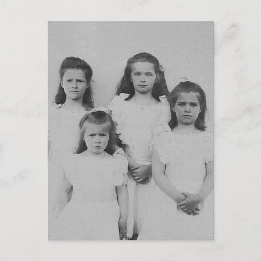 Grand Duchesses OTMA Romanov – ロシア ポストカード (正面)