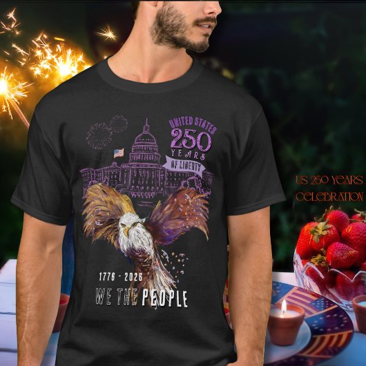 Grand Eagle US 250 Years of Liberty We The People Tシャツ