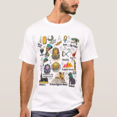 Grand Egyptian Museum Egypt Heritage Design  Tシャツ (正面)