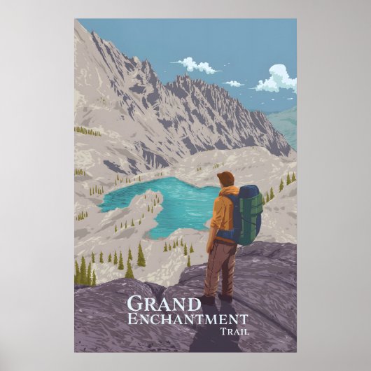 Grand Enchantment Trail Travel Poster ポスター (正面)