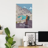 Grand Enchantment Trail Travel Poster ポスター (ホームオフィス)