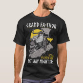 Grand Fathor  Cool Saying Father s Day Costume Vik Tシャツ (正面)
