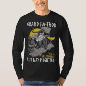 Grand Fathor  Cool Saying Father s Day Costume Vik Tシャツ (正面)