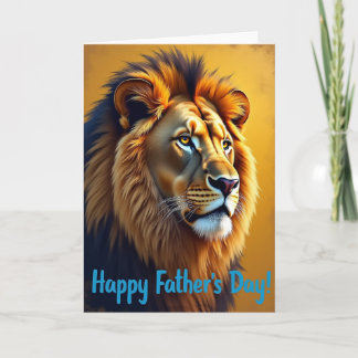 Grand Feline Fathers Day Card カード