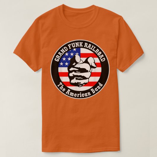 Grand Funk Railroad The American Band Tシャツ (デザイン正面)