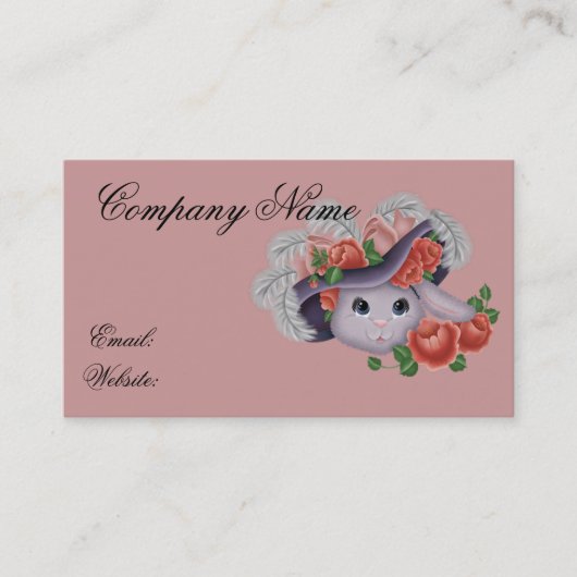 Grand Hat Business Cardに含まれるバニー 名刺 (正面)