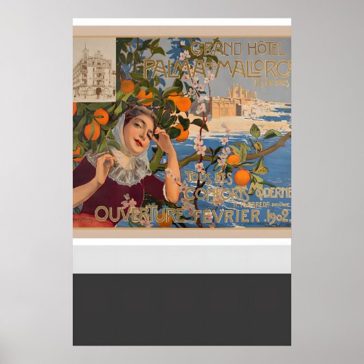 Grand Hotel Palma de Mallorca Balearic Islands ポスター (正面)