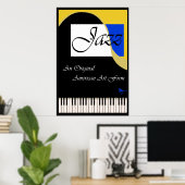 Grand Jazz Piano Poster ポスター (ホームオフィス)