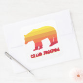Grand Junction Colorado Rainbow Bear スクエアシール (封筒)