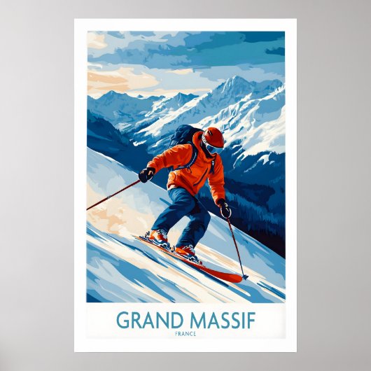 Grand Massif Poster France 1 ポスター (正面)