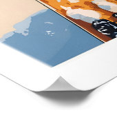 Grand Massif Ski Wall Art 1 ポスター (角)