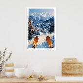 Grand Massif Ski Wall Art 1 ポスター (キッチン)