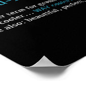 Grand-mere_ Funny Definition Noun - Another Term  ポスター (角)