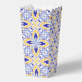 Grand Mosaic Blue and Gold Floral Mediterranean フェイバーボックス (裏面)